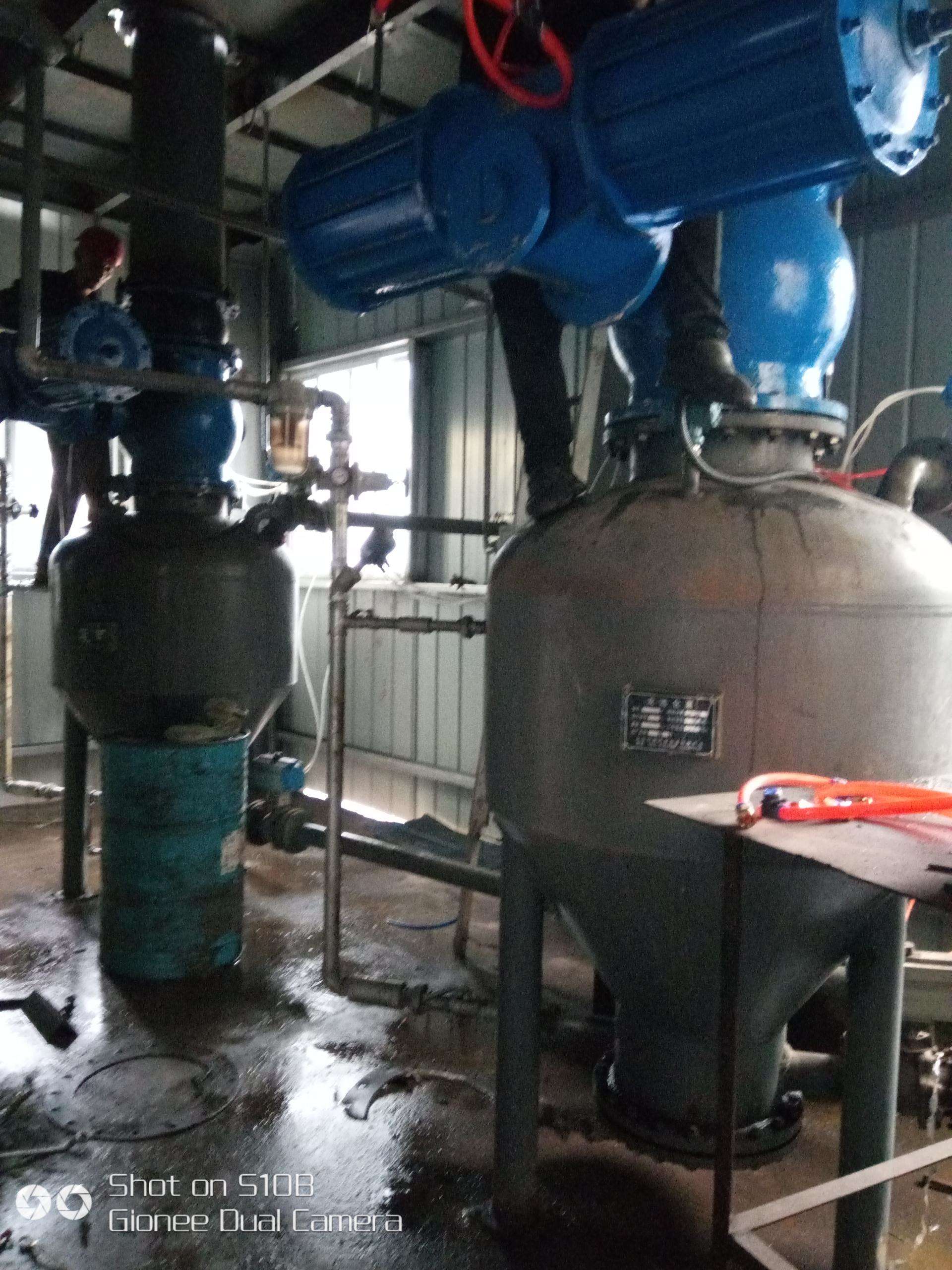 氣力輸送倉泵輸送物料現(xiàn)場實拍圖